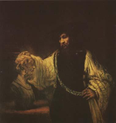 REMBRANDT Harmenszoon van Rijn Aristotle Contemplating the Bust of Homer (mk08) Sweden oil painting art